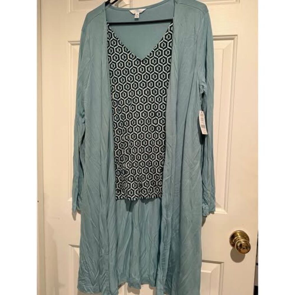 057. NWT Time and true combo tank and duster